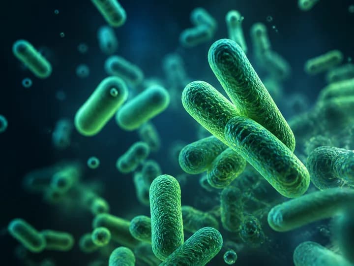 Microscopic scientific visualization of bacteria