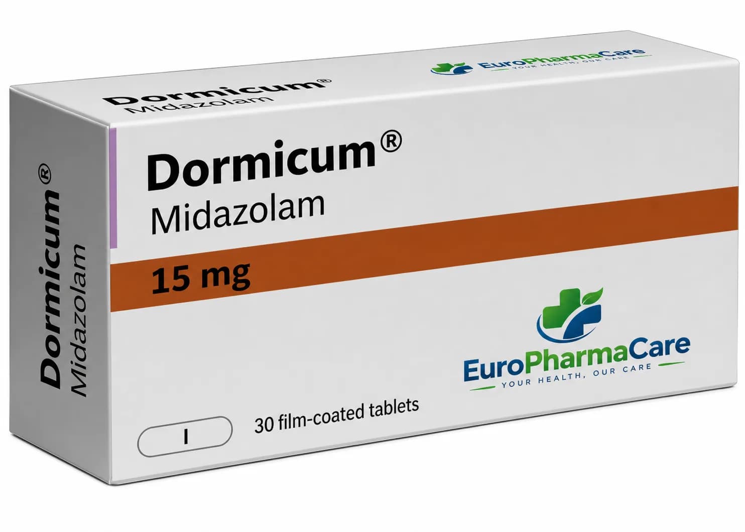 Dormicum Midazolam 15mg medicine packaging