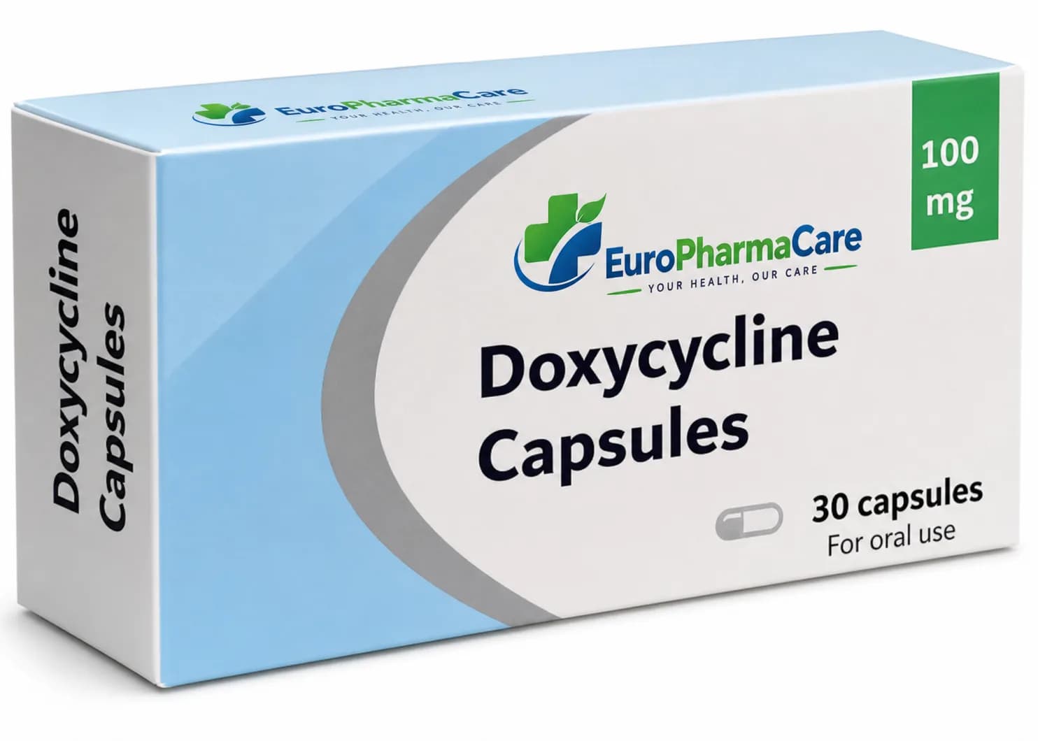 Doxycycline 100mg medicine packaging