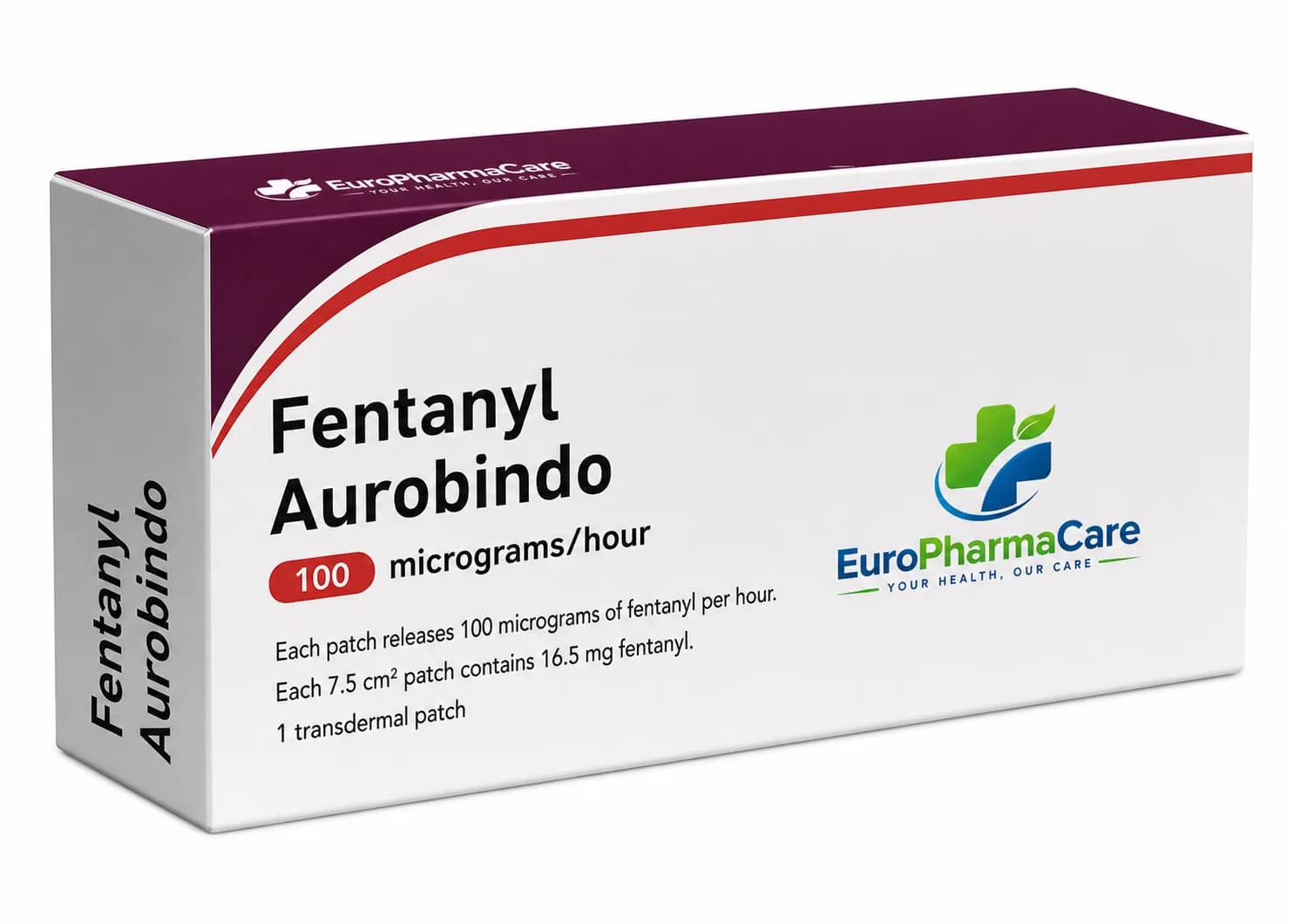 Fentanyl Aurobindo 12mcg medicine packaging