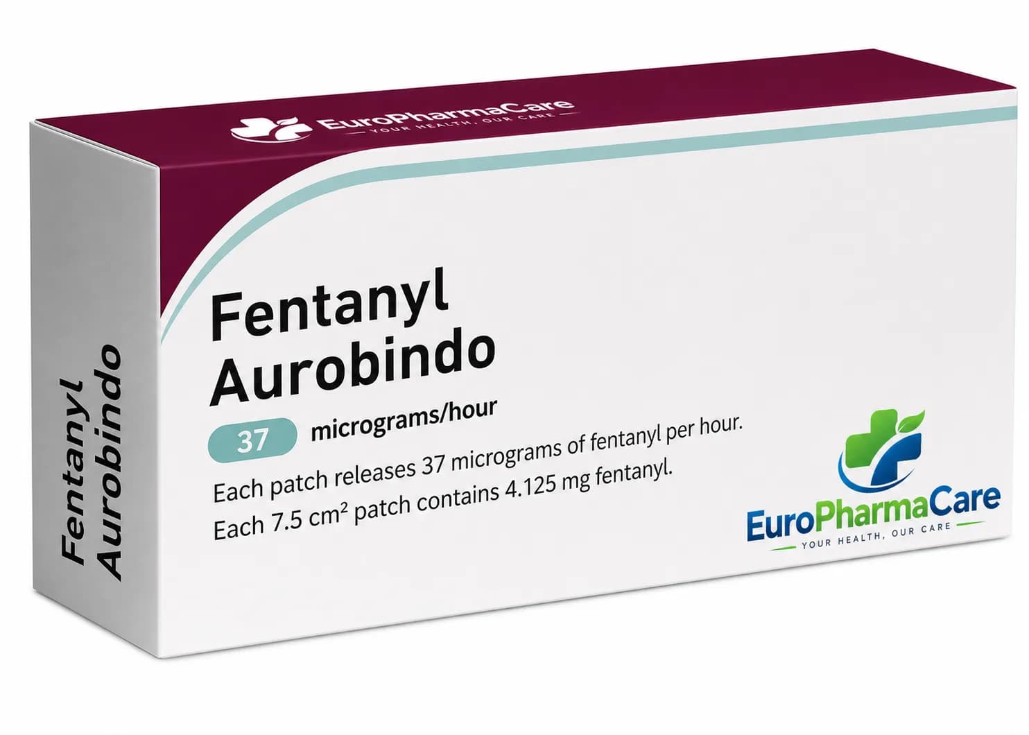 Fentanyl Aurobindo 37mcg medicine packaging