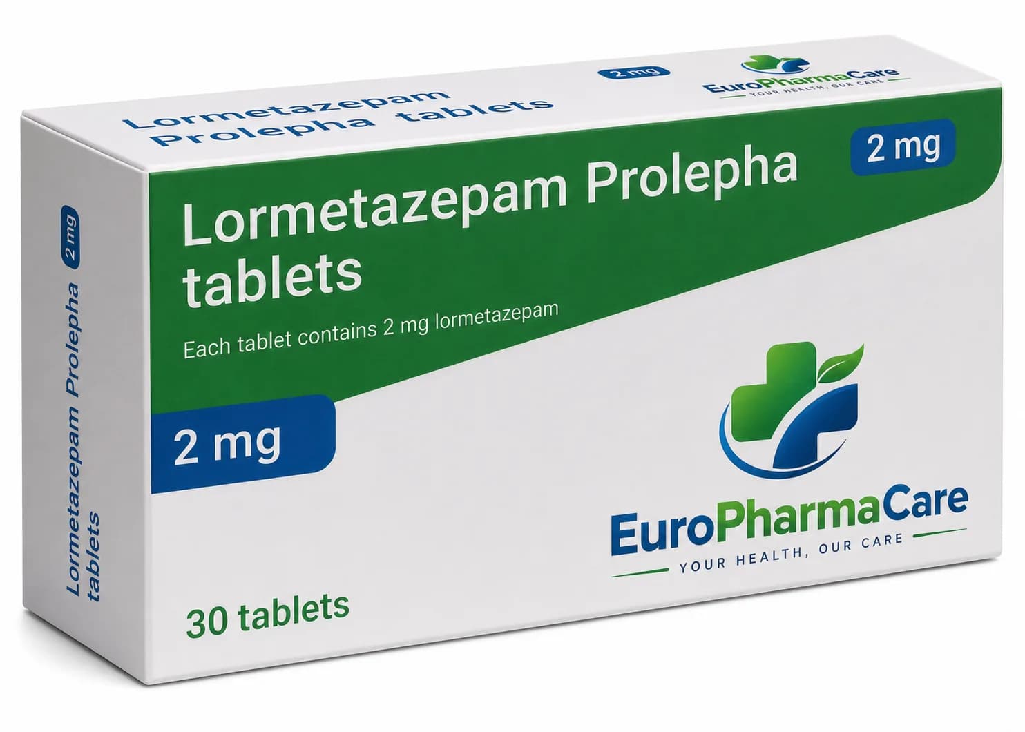 Lormetzepam 2mg medicine packaging