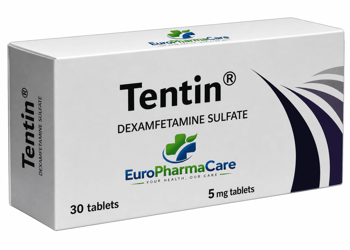 Dexamfetamine Tentin 5mg medicine packaging