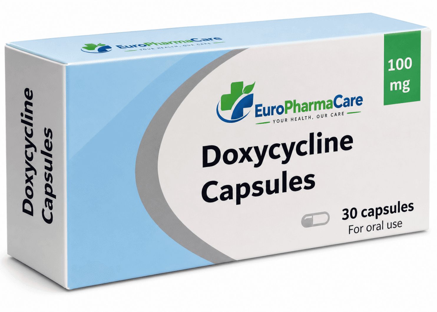 Doxycycline 100mg medicine packaging