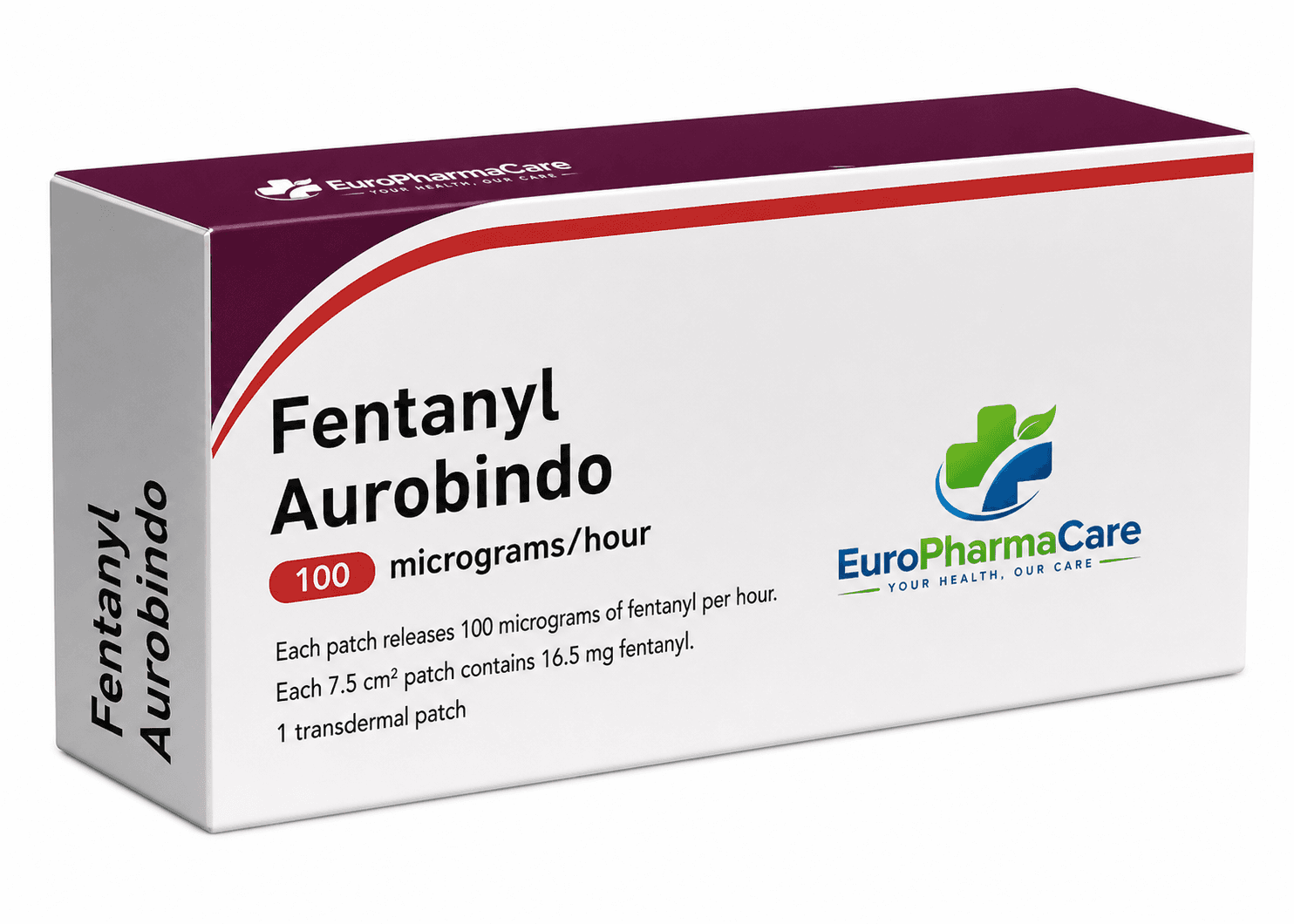 Fentanyl Aurobindo 12mcg medicine packaging