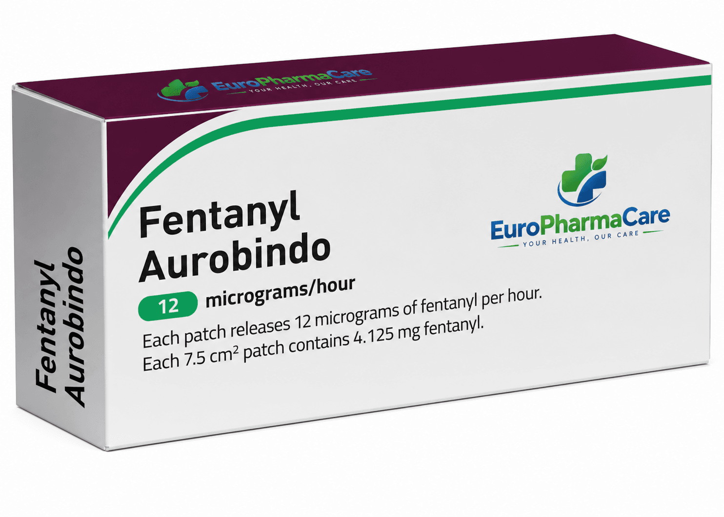 Fentanyl Aurobindo 25mcg medicine packaging