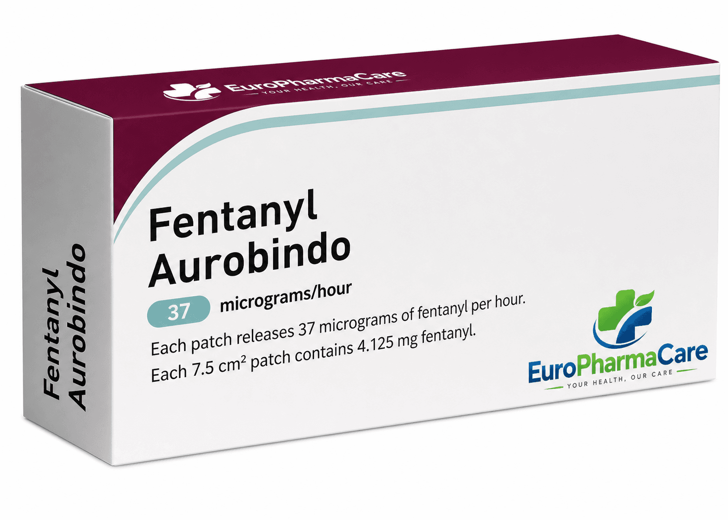 Fentanyl Aurobindo 37mcg medicine packaging