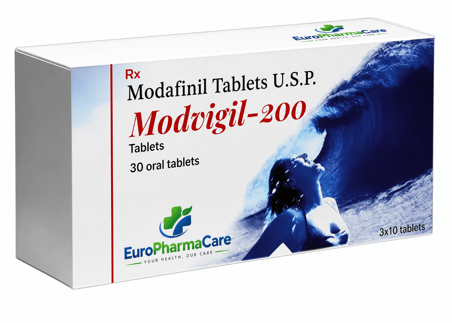 Modafinil 200mg medicine packaging
