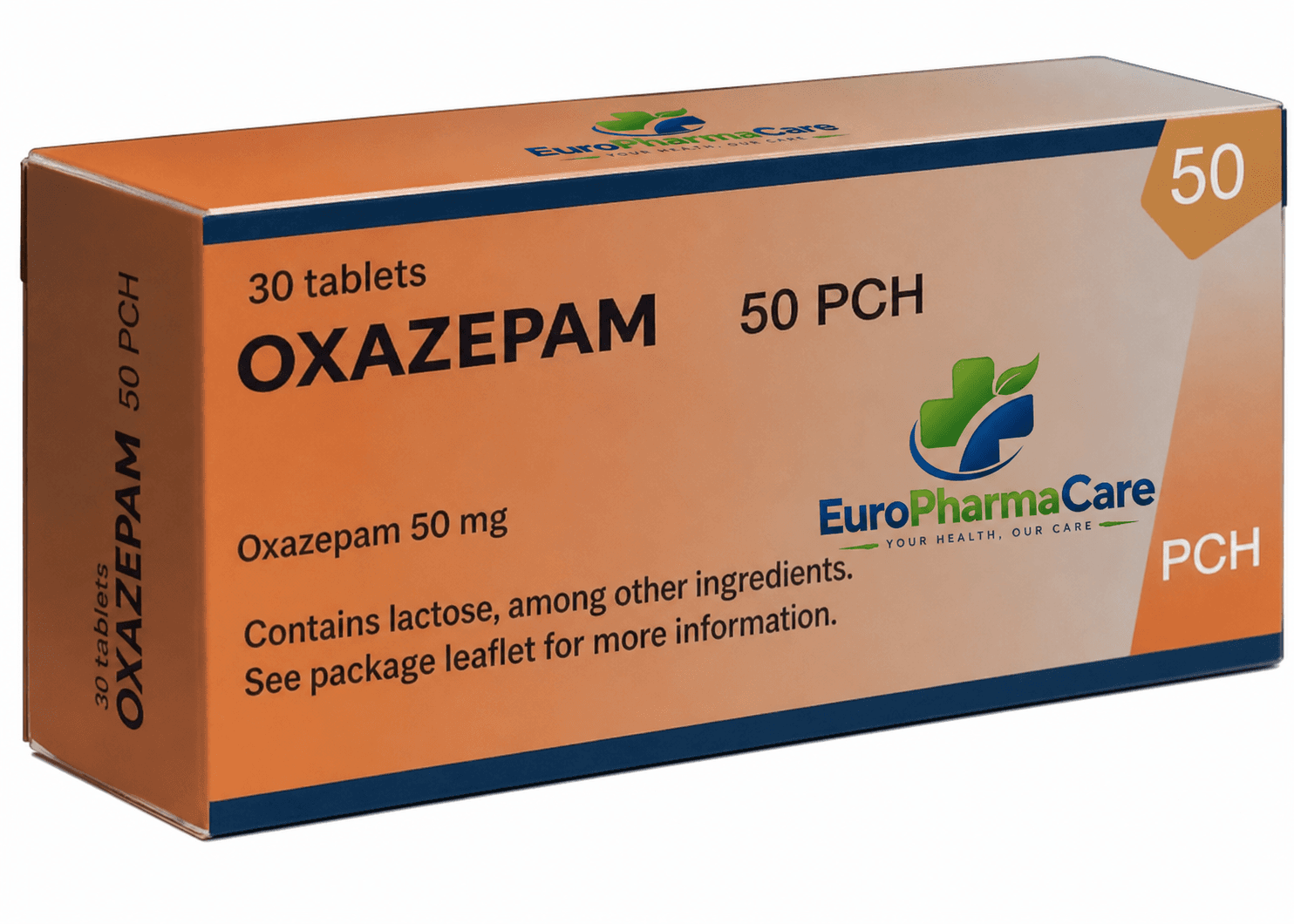 Oxazepam 50mg medicine packaging