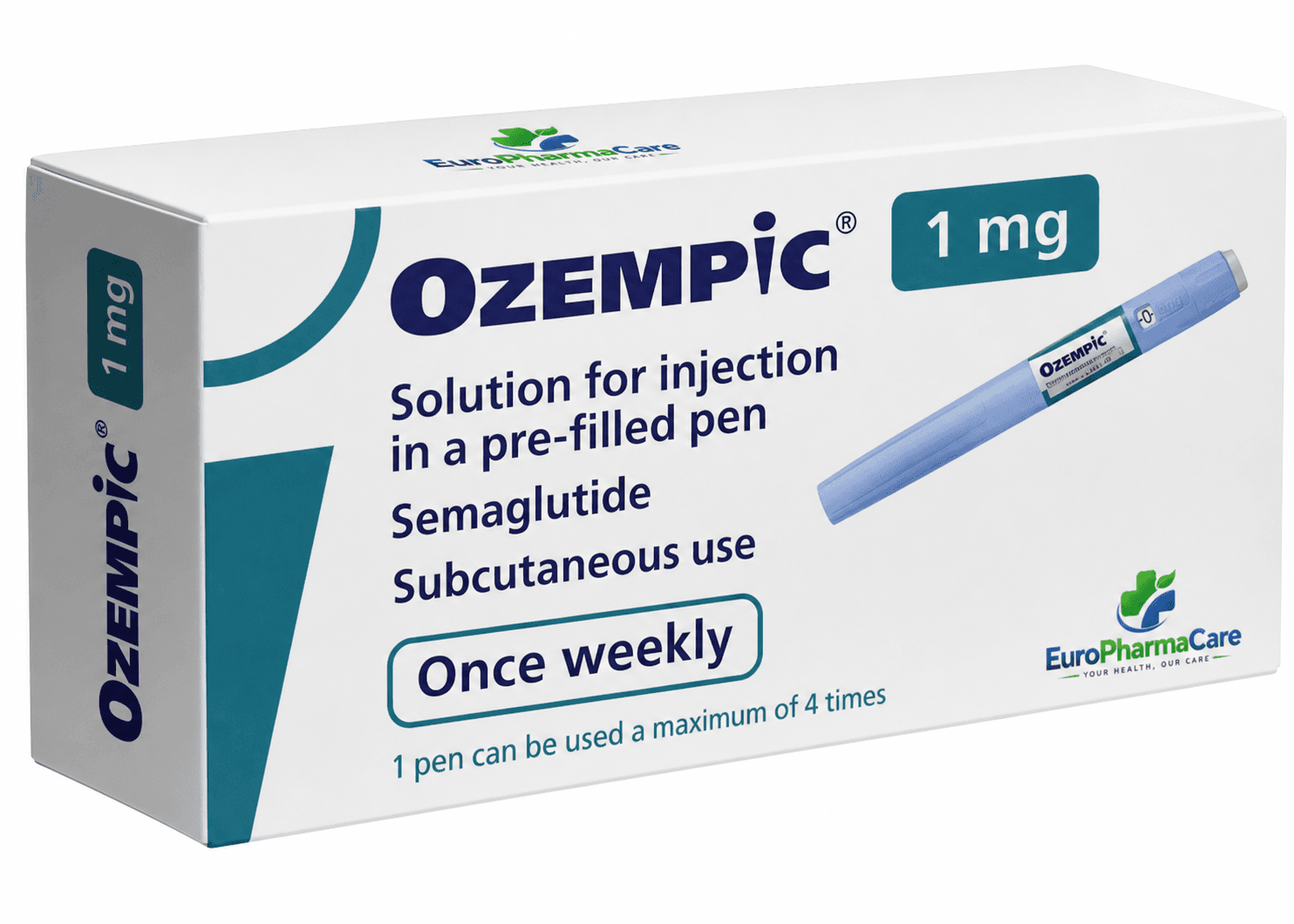 Ozempic 1mg Novo Nordisk medicine packaging