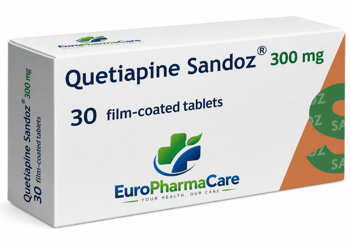 Quatepine 300mg medicine packaging