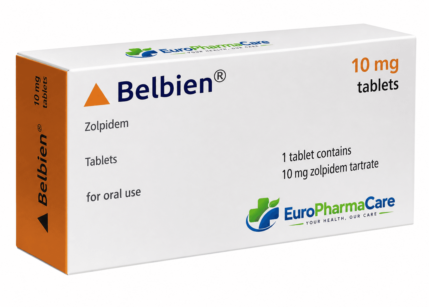 Zolpidem Belbien 10mg medicine packaging