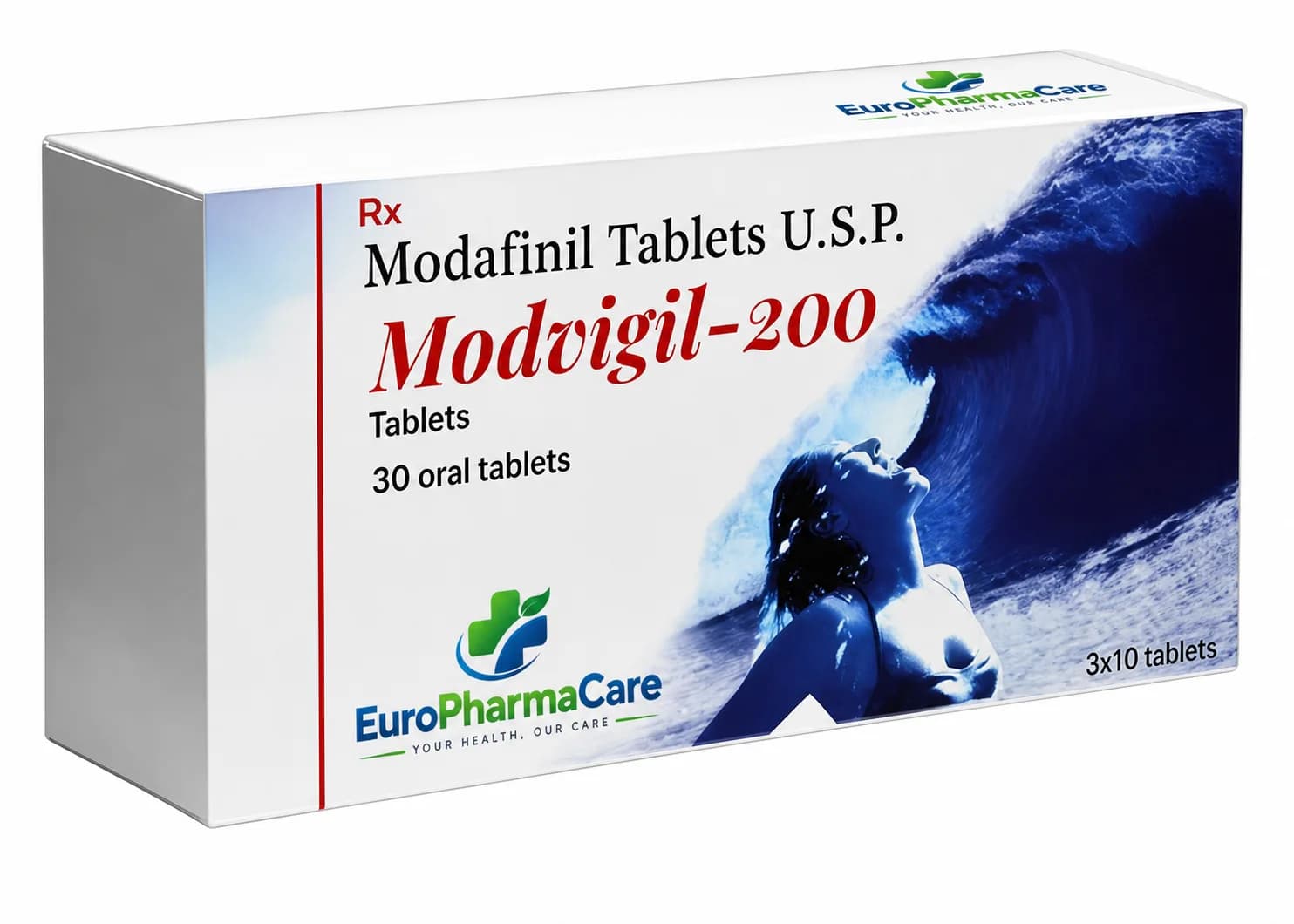 Modafinil 200mg medicine packaging