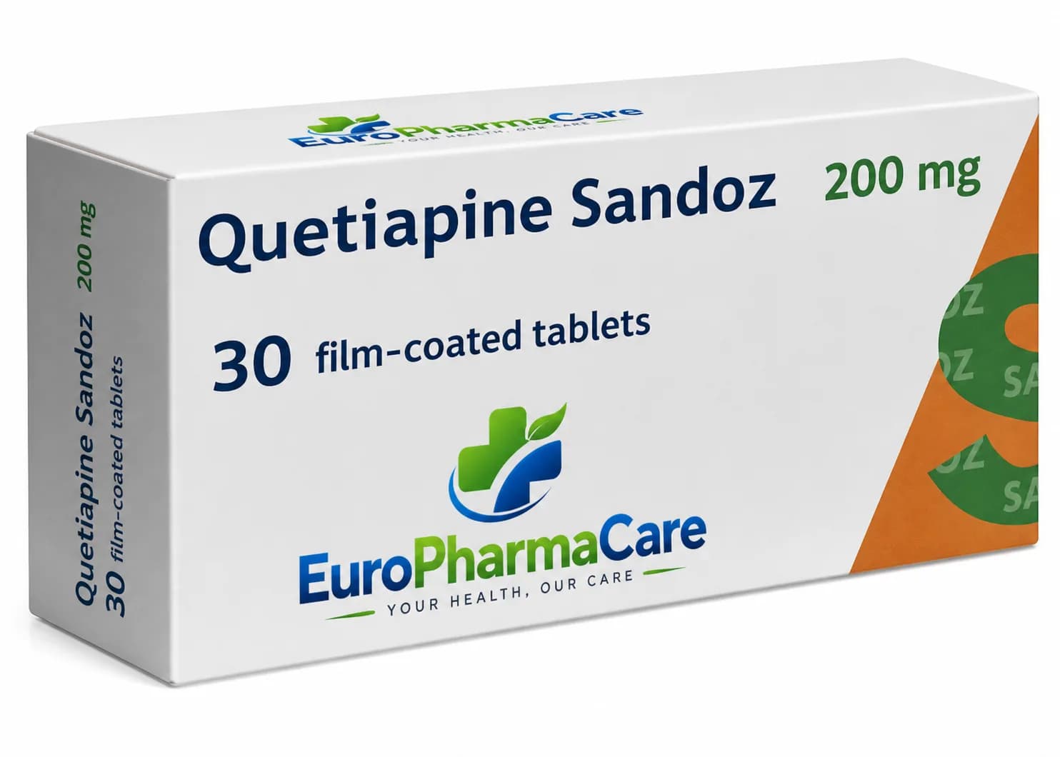 Quatepine 200mg medicine packaging