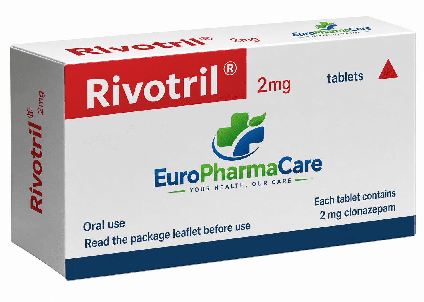 Clonazepam Rivotril 2mg medicine packaging