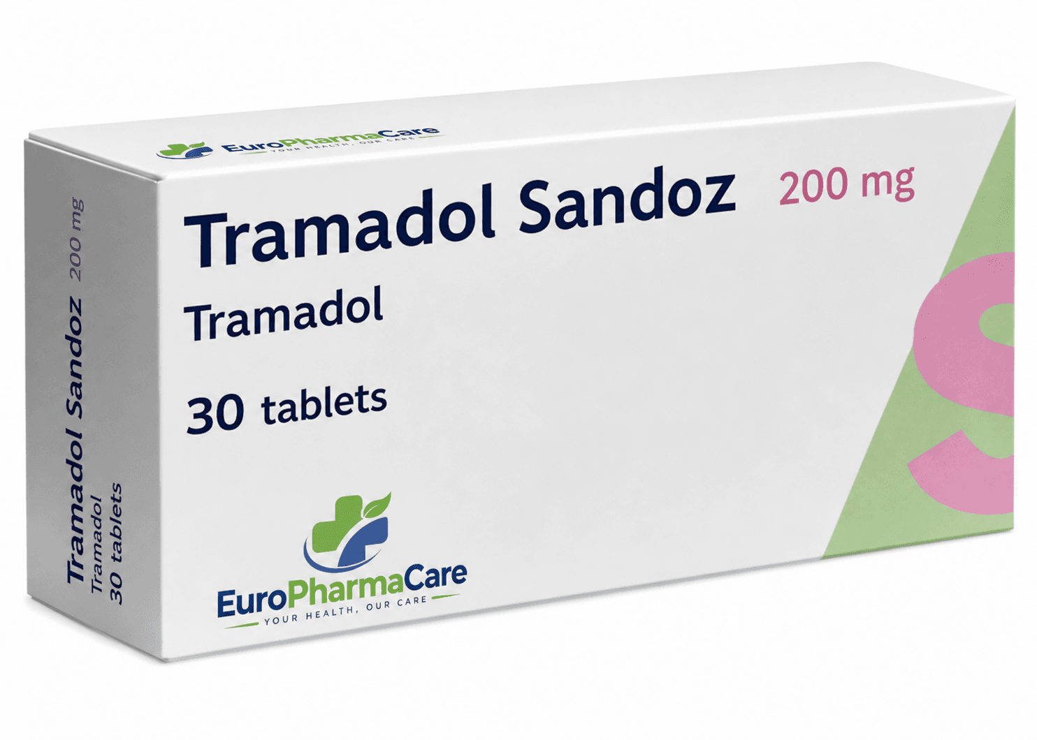 Tramadol Sandoz 200mg medicine packaging