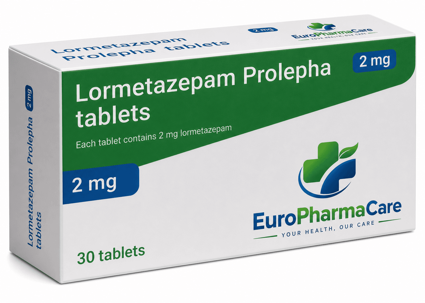 Lormetzepam 2mg medicine packaging