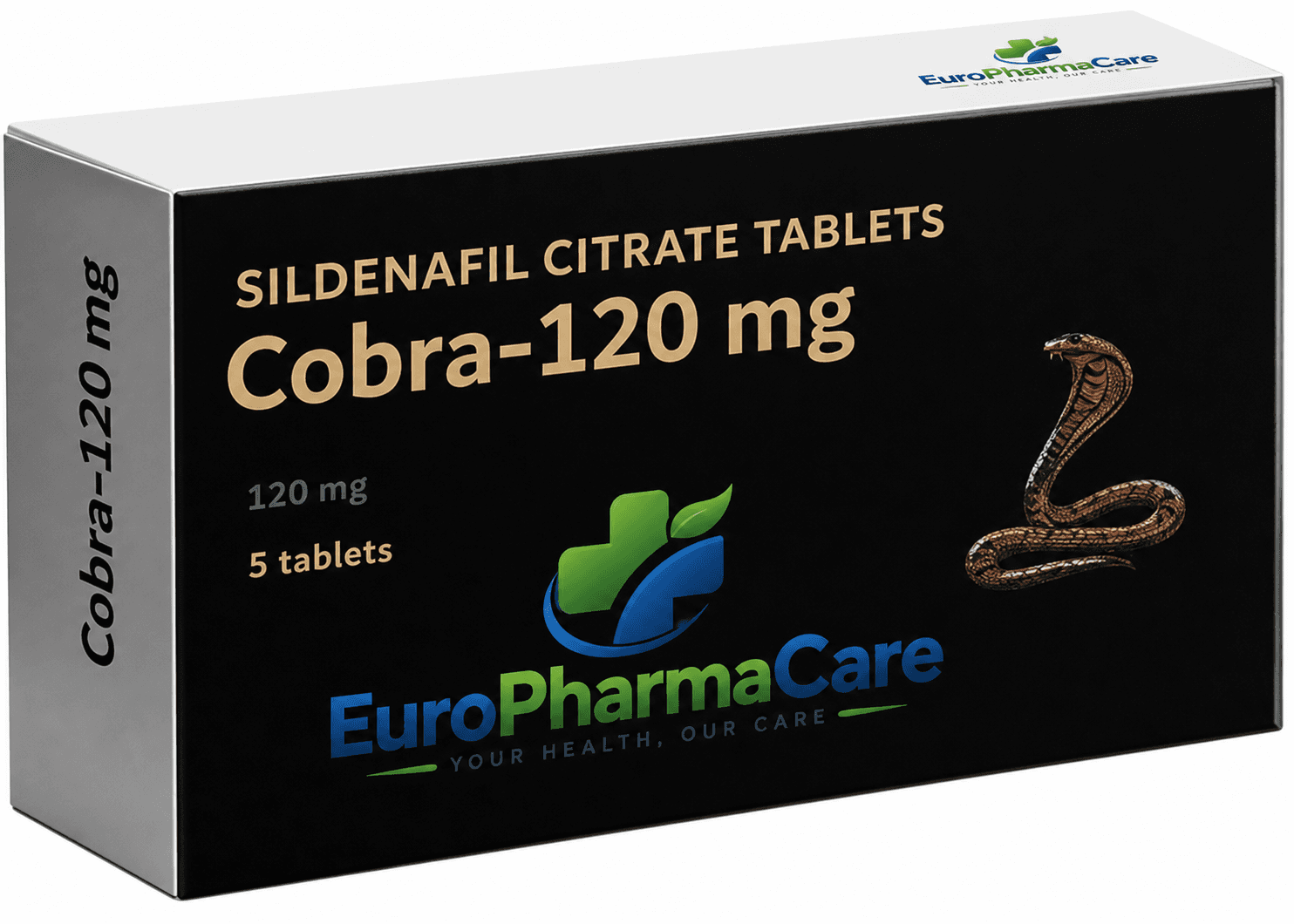 Sildenafil Cobra 120mg medicine packaging