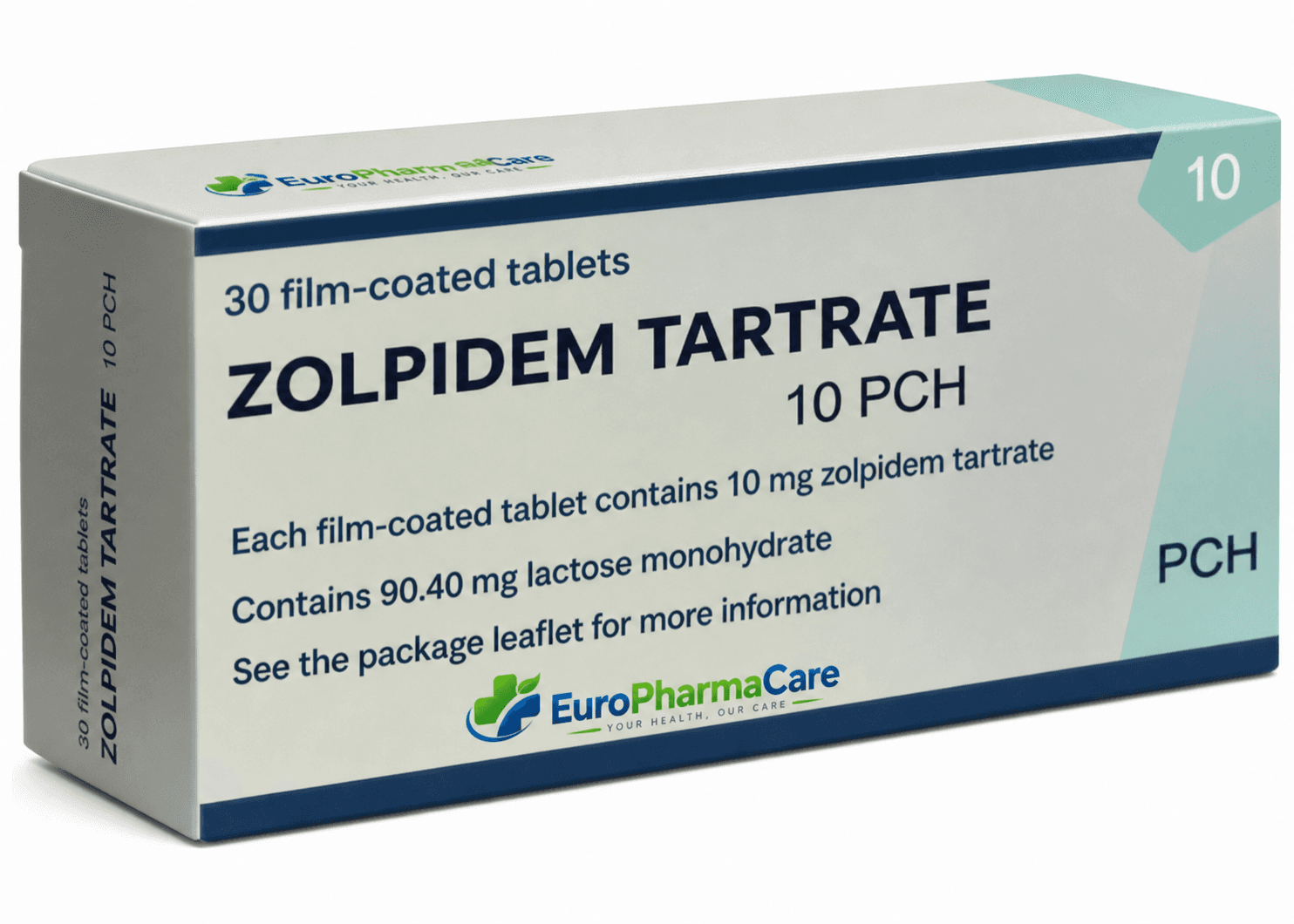 Zolpidem 10mg medicine packaging